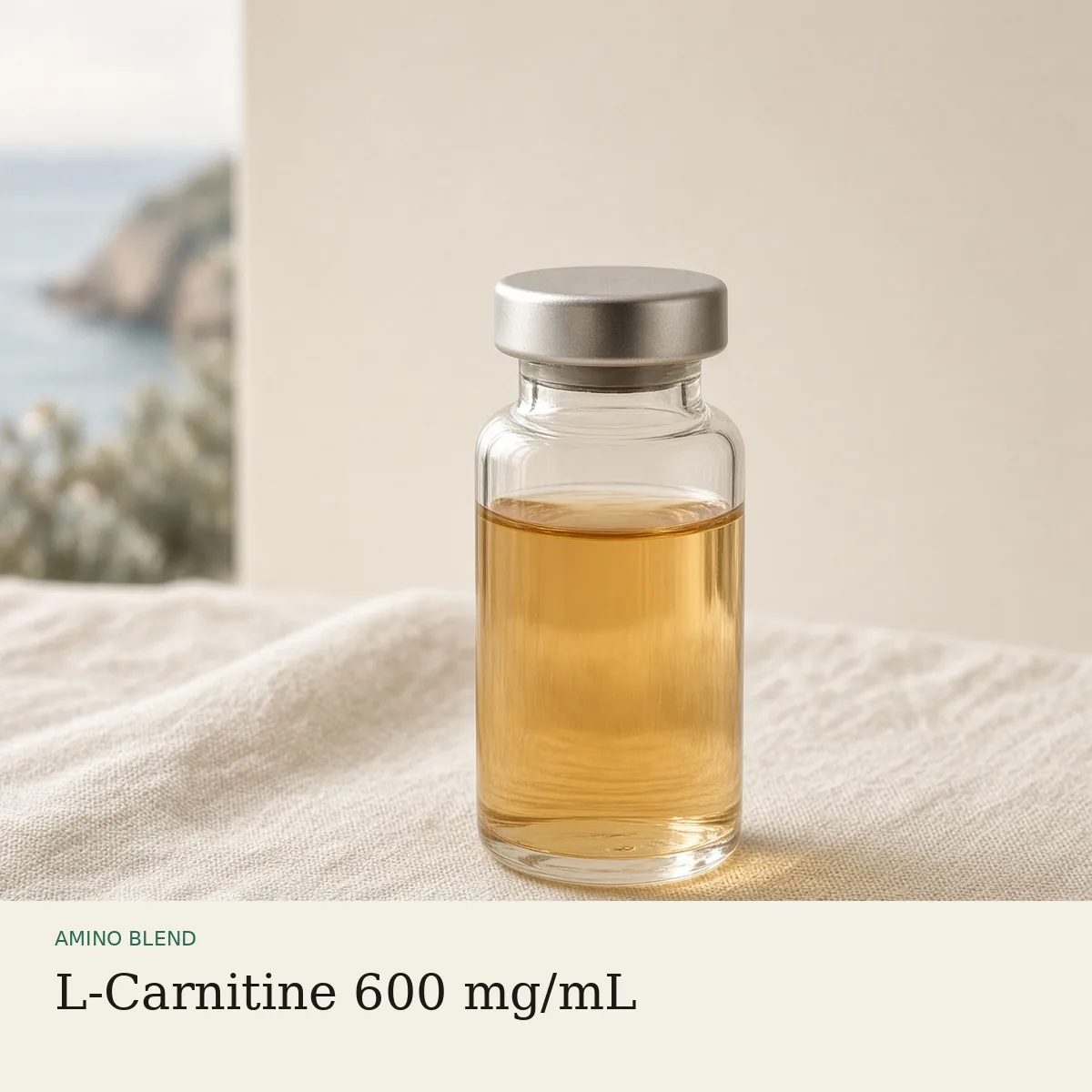 L-Carnitine 600 mg/mL illustration; packaging may vary
