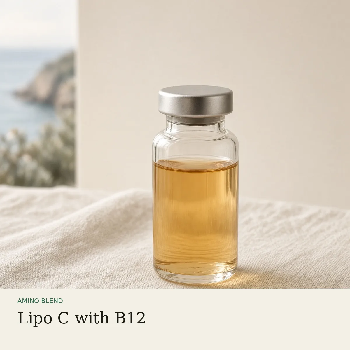 Lipo C with B12 illustration; packaging may vary