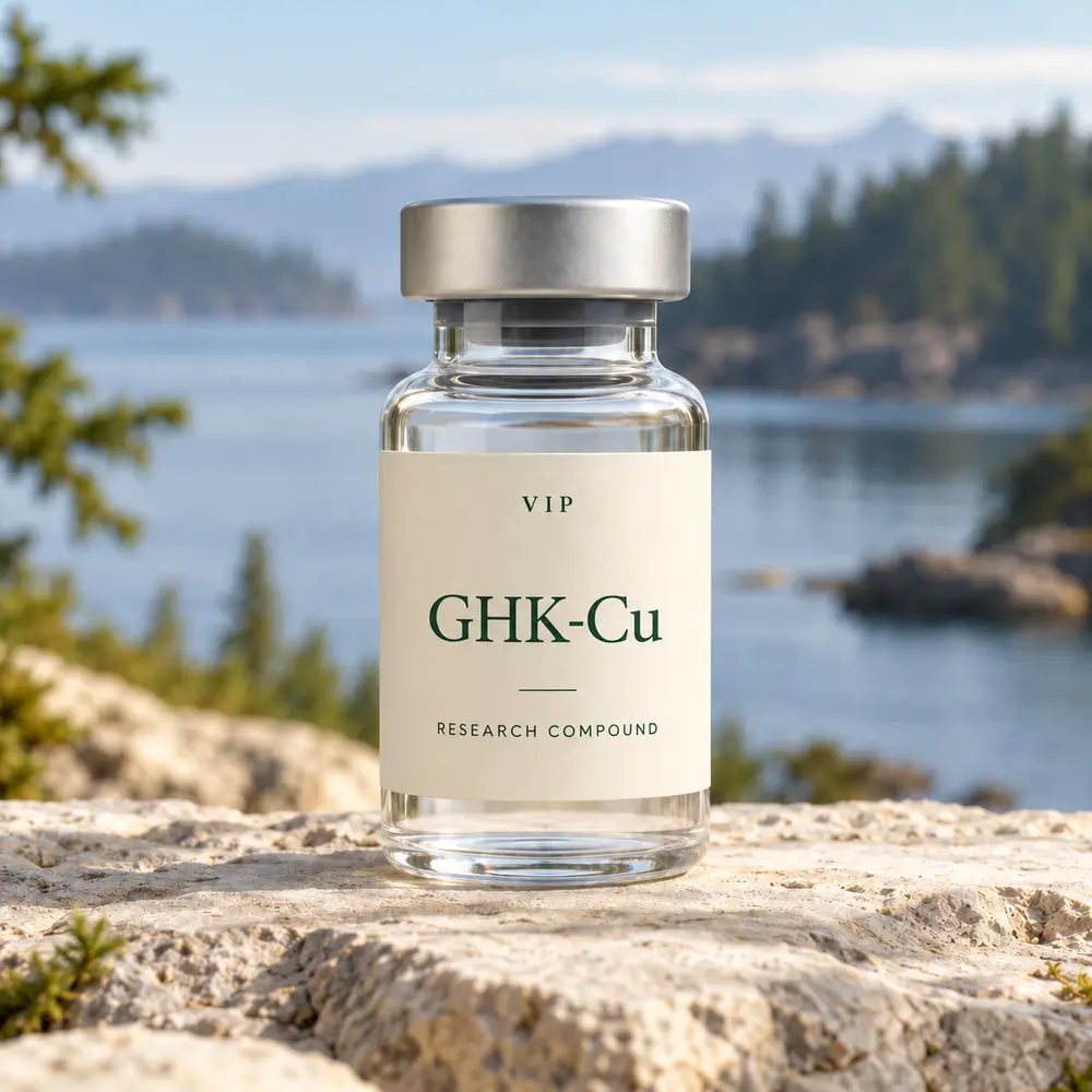 GHK-Cu illustration; packaging may vary